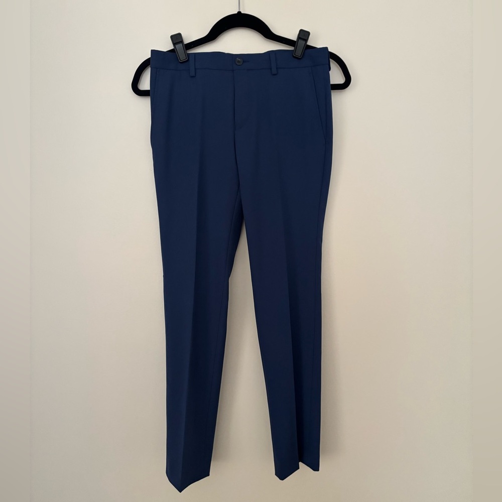 Michael Kors Boy's Navy Dress Pants - Slim Tailored